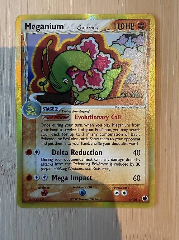 Carte collezionabili: Meganium 4/101 Holo  ENG – Usato da Viganello venduto da con_ns6d