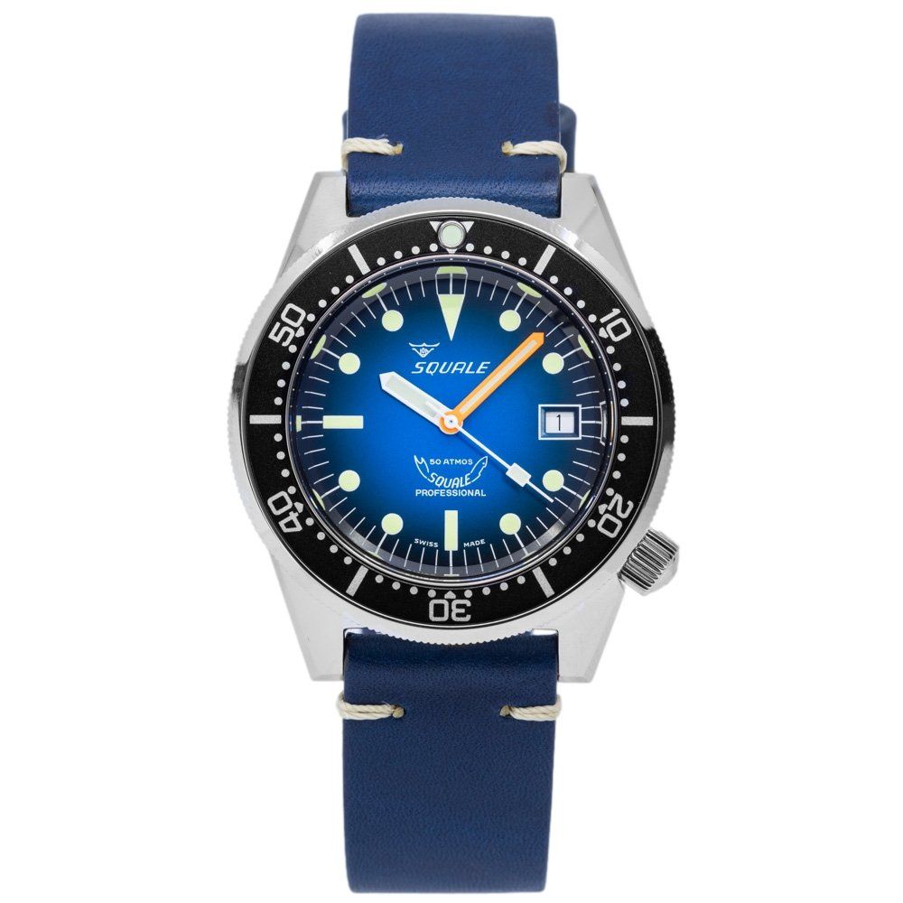 Squale Uhren: Squale Men's 1521PROFD.PB 1521 Blue Dial 50 ATM Automatic – Neu und originalverpackt aus Schindellegi von harveystore 2