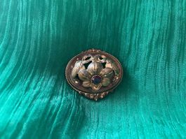 RARITÄT - edle & antike Brosche Modeschmuck, 3.5x3.5cm