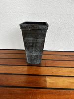 Bodenvase Holz vintage