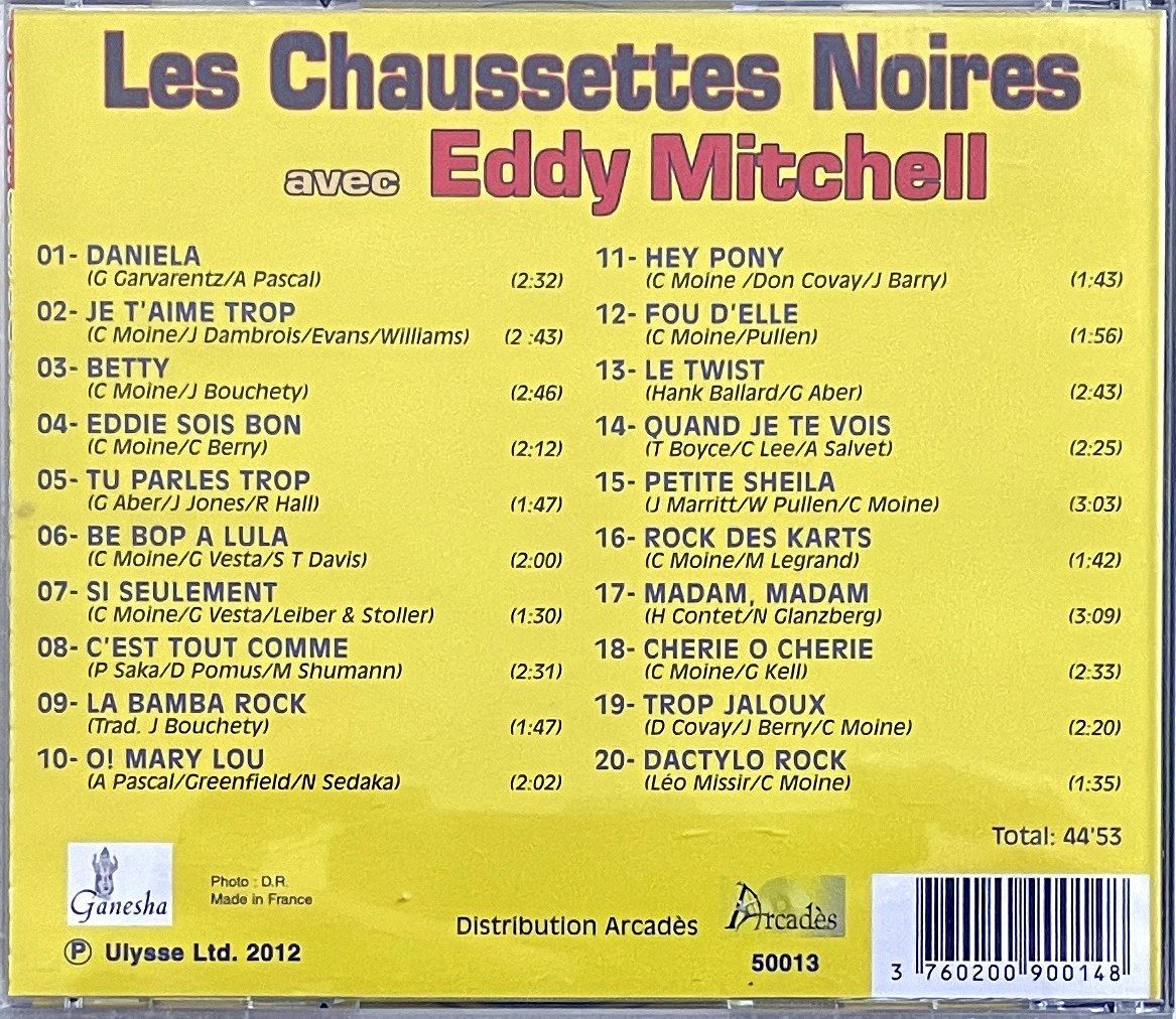 CDs: Les Chaussettes Noires avec Eddy Mitchell - 20 Hits – Gebraucht aus Savagnier von Ne2065 1