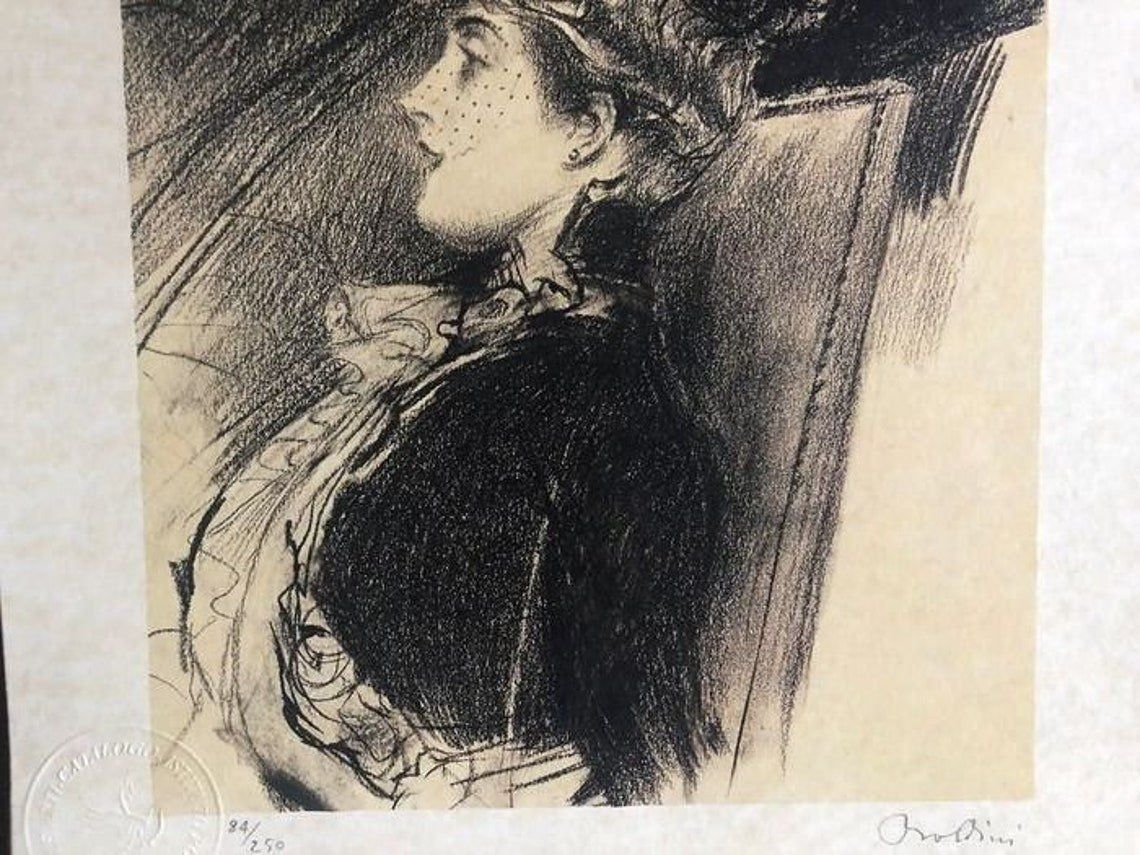 Grafica & Litografie: Giovanni Boldini "Nachher" Lithographie – Usato da Ponte Tresa venduto da 11GalleriaAlterEgo11 6
