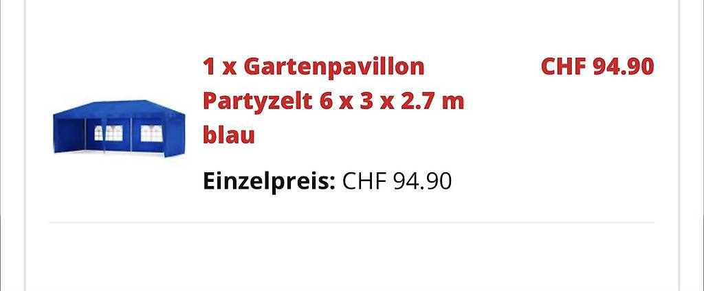 Tende & Padiglioni: Partyzelt – Usato da winkel venduto da Miri69