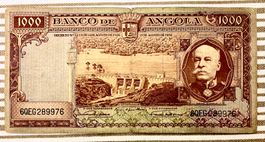1000 Escudos Angola 1956!!! Rarität!!!
