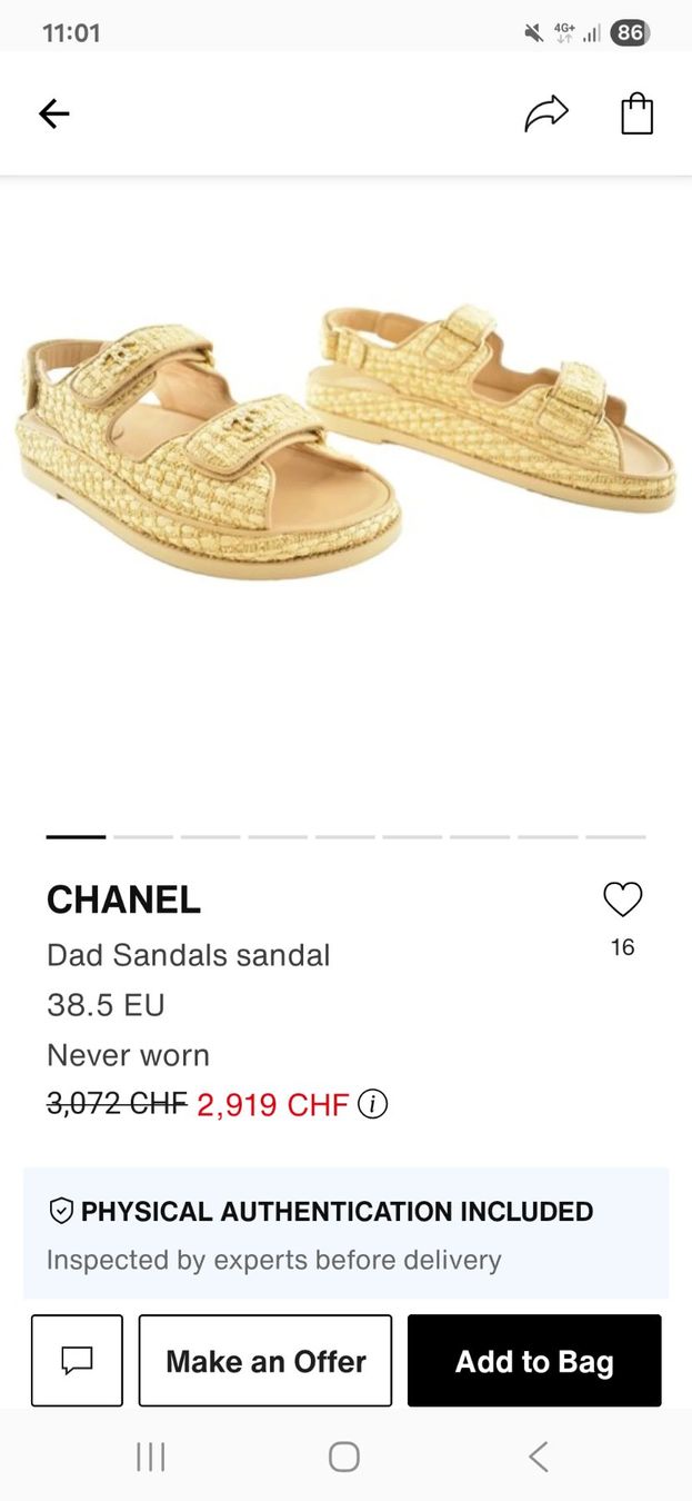 Chanel Scarpe da donna: chanel dad sandalen – Nuovo (secondo la descrizione) da Thal venduto da siri_speaks 7