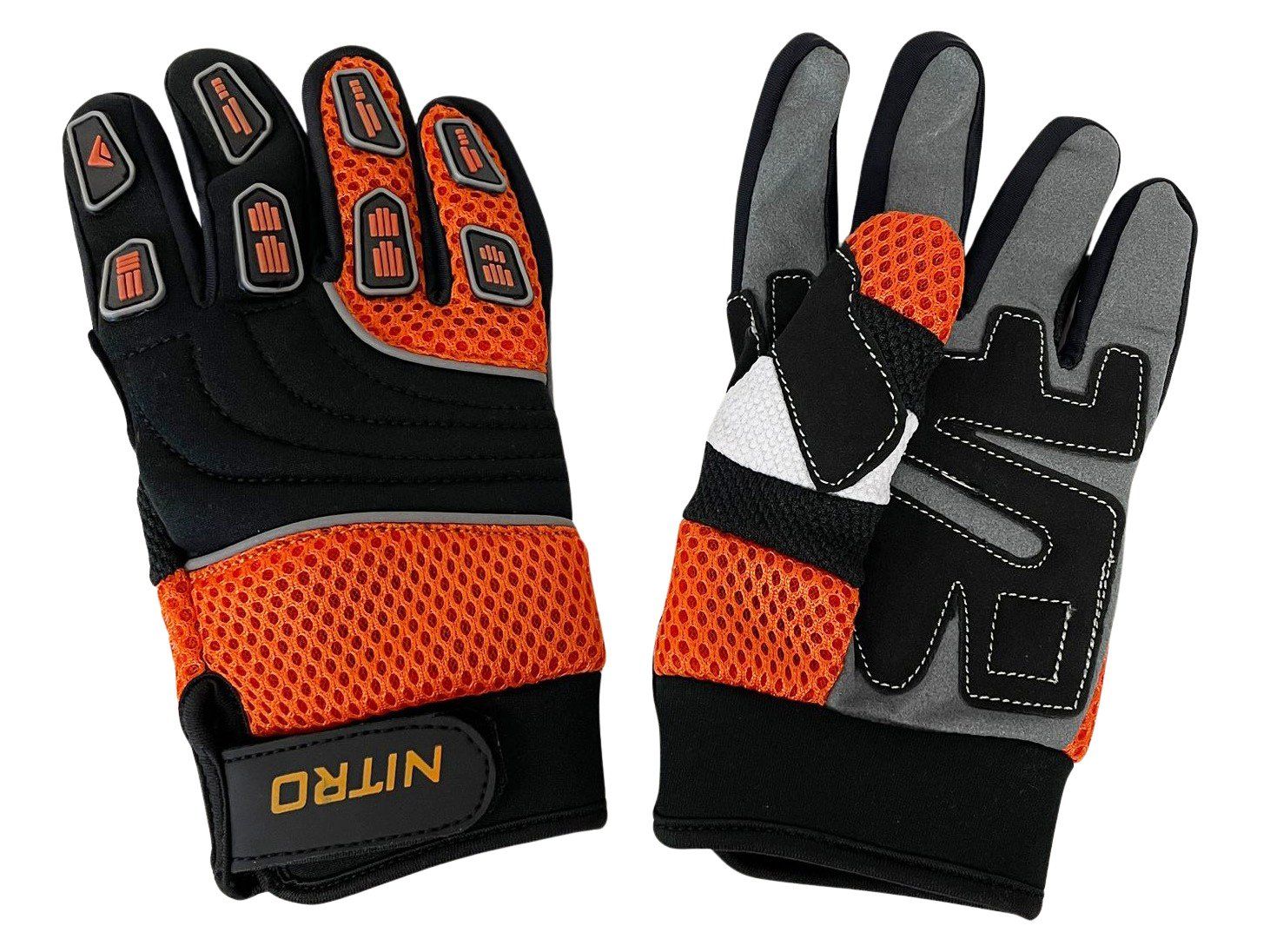 Mini Bikes: Racing Kids Handschuhe - Orange/Gr.10 – Neu und originalverpackt aus Zuchwil von Funsportshop 2