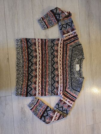 Damen Pullover Springfield bunt gemustert M