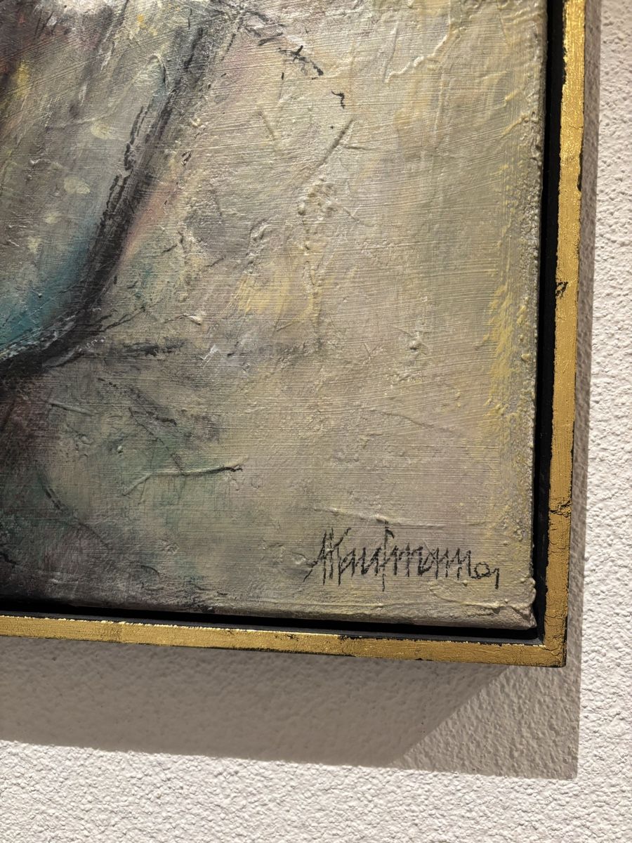 Dipinti: 2 Gemälde Bilder von Kaufmann mit Rahmen Kunst – Usato da Wollerau venduto da Loli-04 8