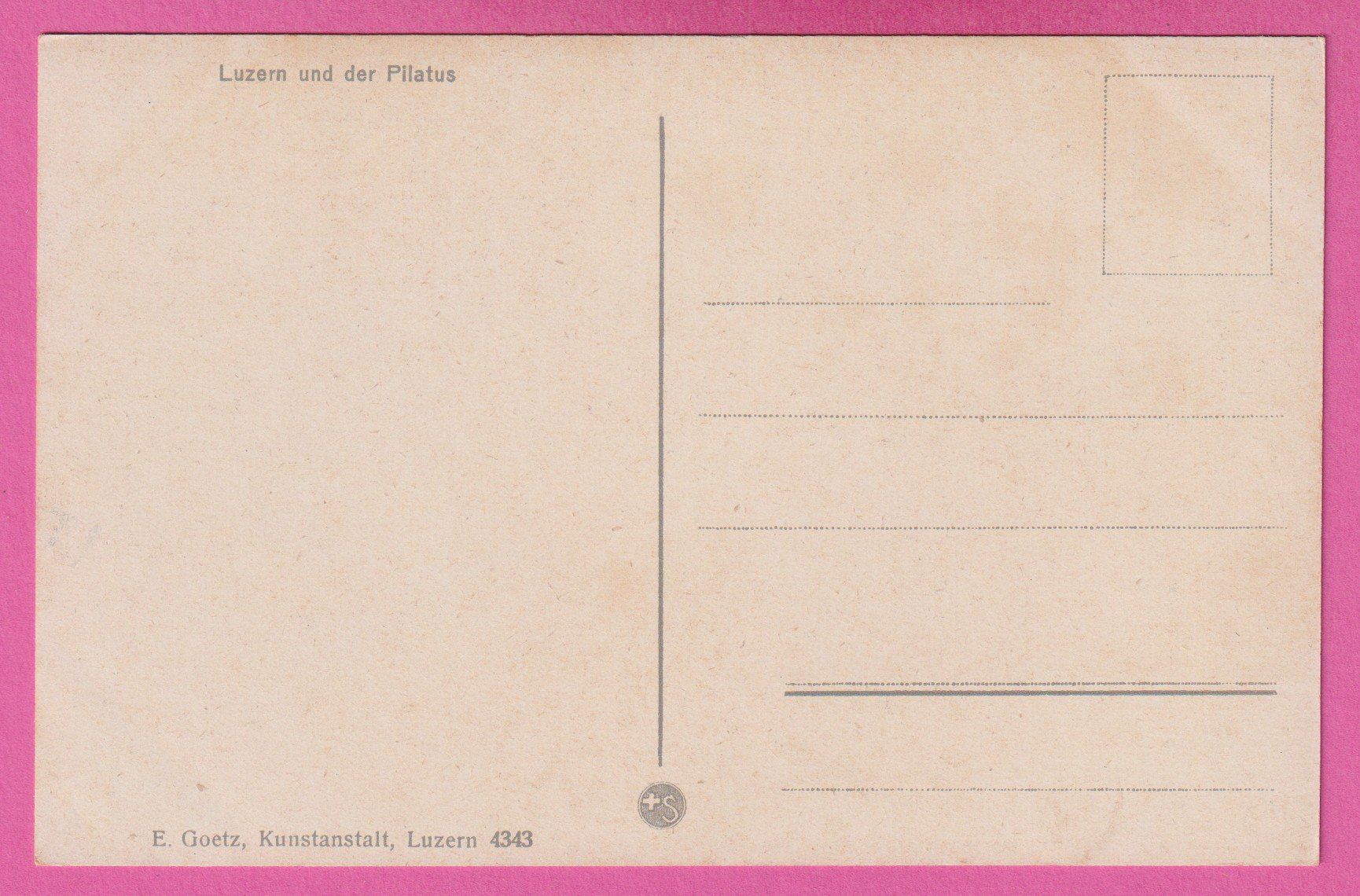 Cartoline postali: Luzern und der Pilatus – Usato da Einsiedeln venduto da dillie 1