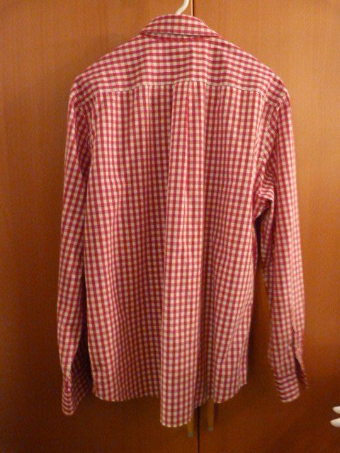 Hemden: Hemd Dockers, rot-weiss kariert, Gr. L – Gebraucht aus Nunningen von Fashion-Ave51 1