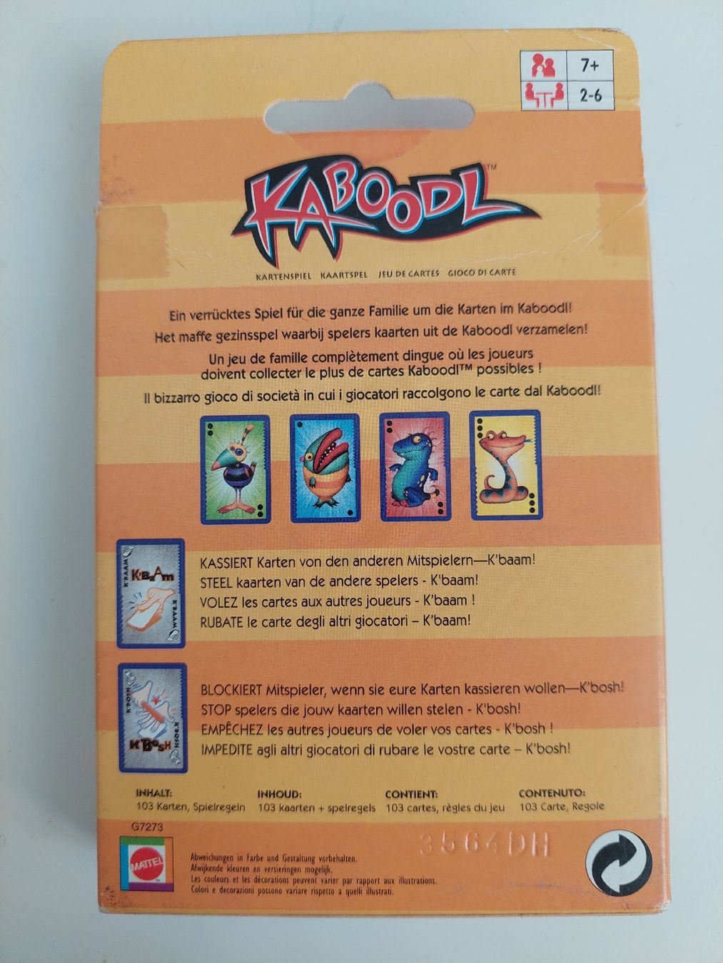 Mattel Spiele: KABOODL lustiges Kartenspiel – Gebraucht aus Embrach von pz78 2