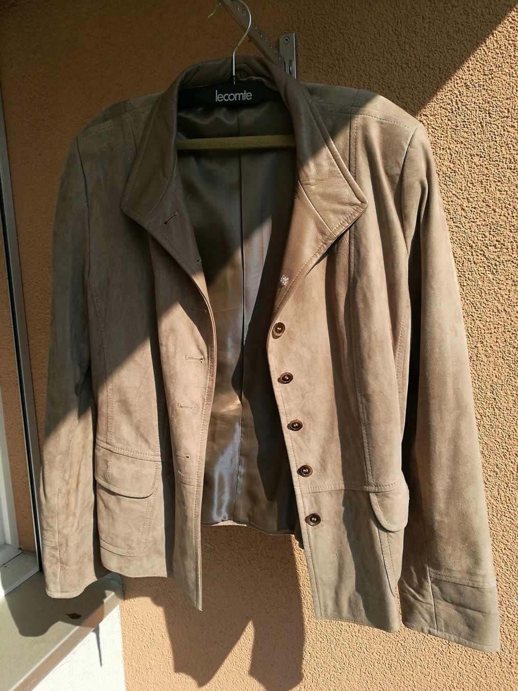 Giacche: Ziegenvelourjacke beige von Antilope – Nuovo (secondo la descrizione) da Horn venduto da sonjamenzi 1