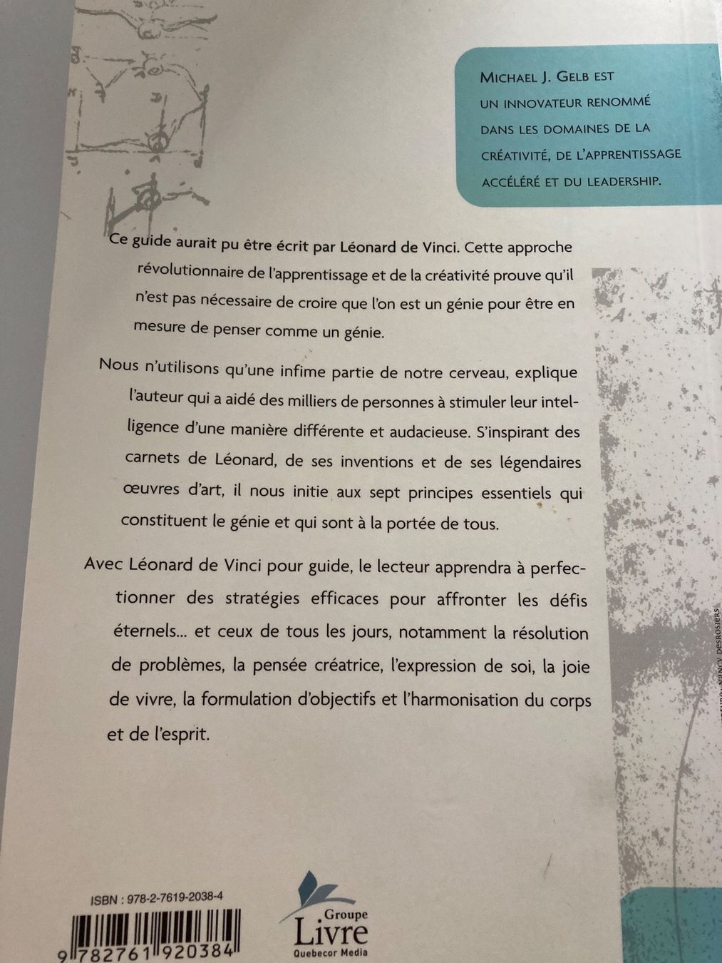 Libri: Pensez comme Léonard De Vinci  Michael J.Gelb – Usato da Delémont venduto da ant_ghk7 1