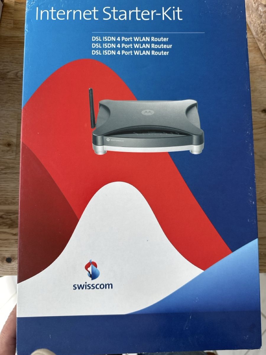 Modems & Router: Swisscom Internet Startekit - Sammlerstück – Neu und originalverpackt aus Weinfelden von Xea