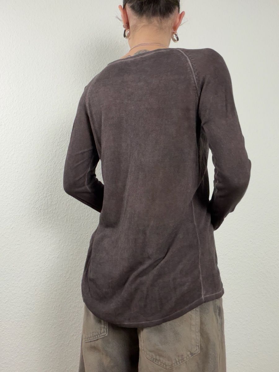 Top: Long sleeve top grey  – Usato da Knonau venduto da Grapesvintage 2