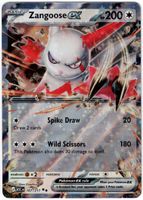 Pokemon / Zangoose ex / 167/217 / Ascended Heroes / English