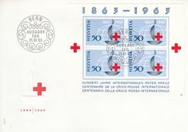 1863-1963 W40 100 Jahre Internationales Rotes Kreuz FDC