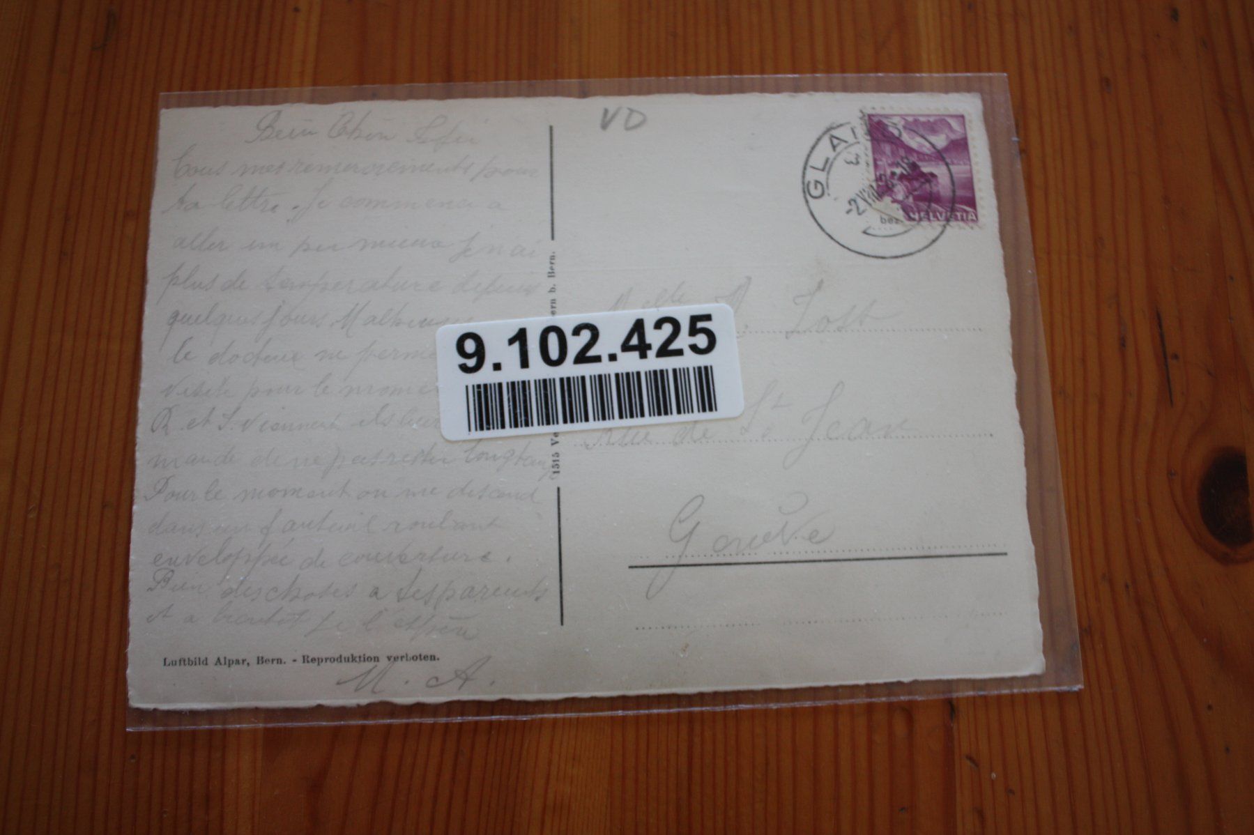 Cartoline postali: Gland – Usato da Altstätten SG venduto da sulim 1