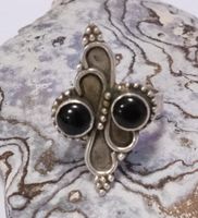 Silberring Onyx Vintage