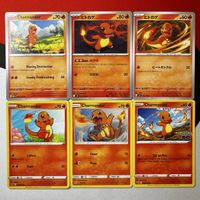 POKÉMON / 6x Charmander Lot 🇯🇵🇺🇸