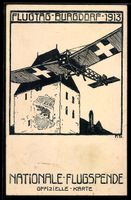 AK Burgdorf, Flugzeug mit Schweizer Wappen, Nationale Flugsp