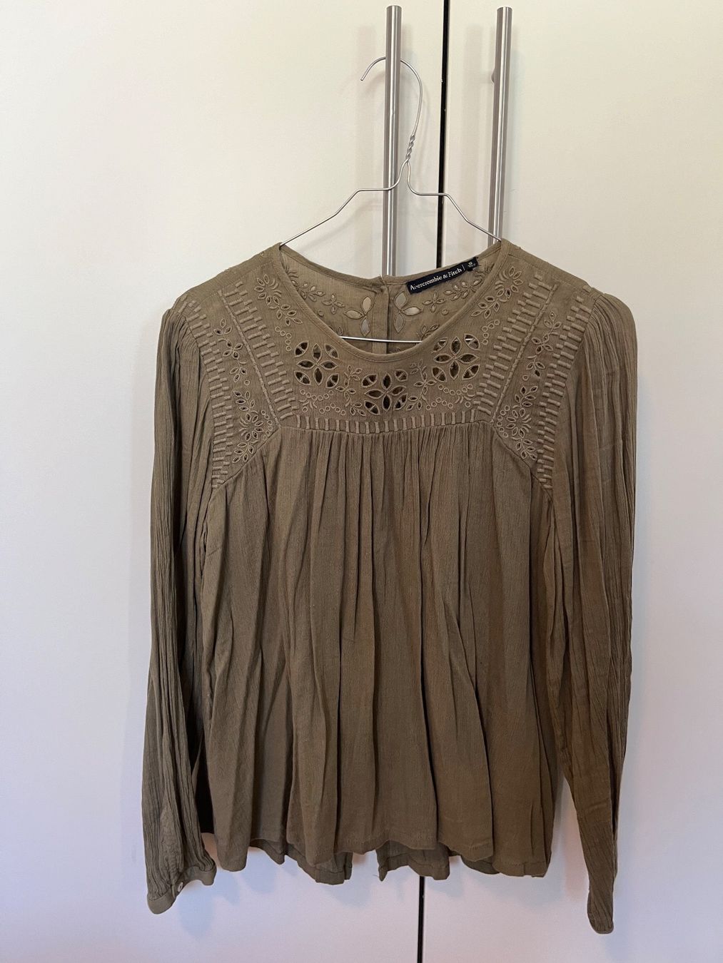 Abercrombie Camicette: Abercrombie & Fitch Bluse grün – Usato da Winterthur venduto da nadwid
