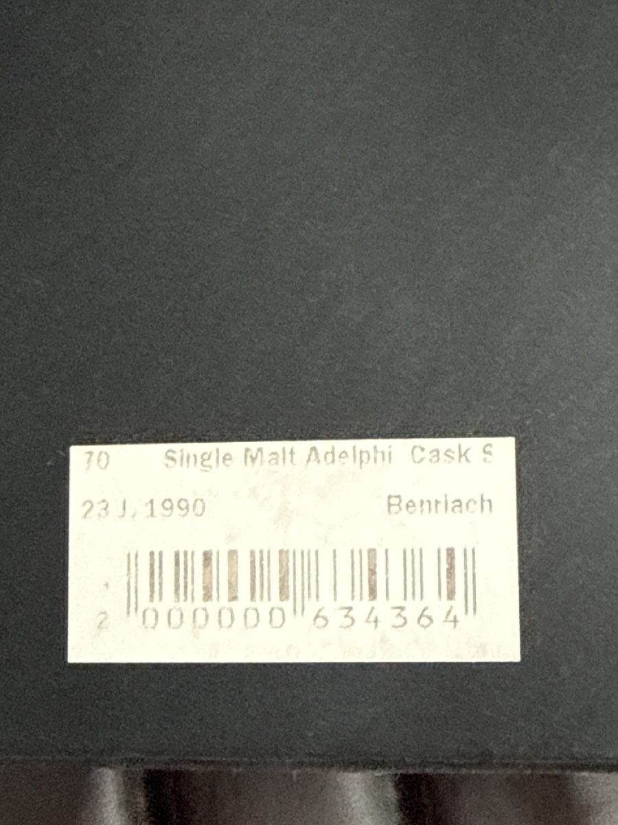 Benriach Spirituosen: Benriach 23J. Adelphi Selection 1990, Single Malt 52.9% – Neu und originalverpackt aus Gebenstorf von 5412Even 2