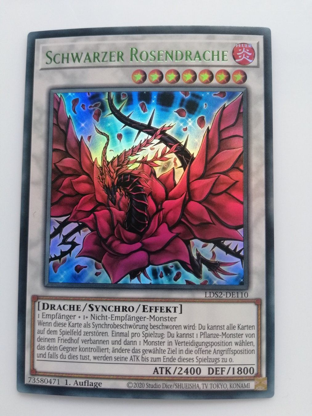 Yugioh Carte collezionabili: Schwarzer Rosendrache UR Mint 1.Auflage – Nuovo (secondo la descrizione) da Boswil venduto da ShoppingCenterCity 4