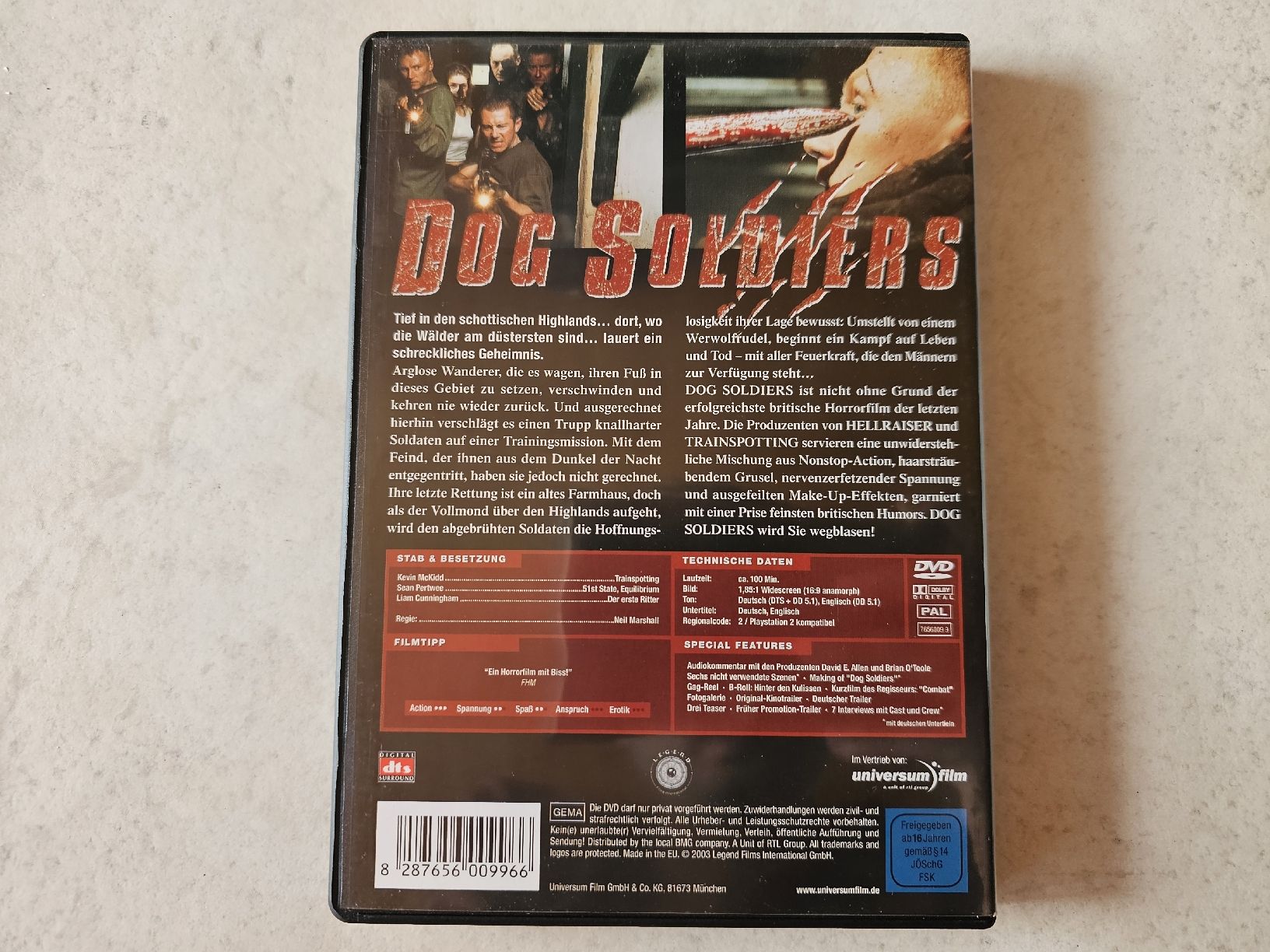 Tous les DVDs: Dog Soldiers – D'occasion à Schneisingen par backstore24 1