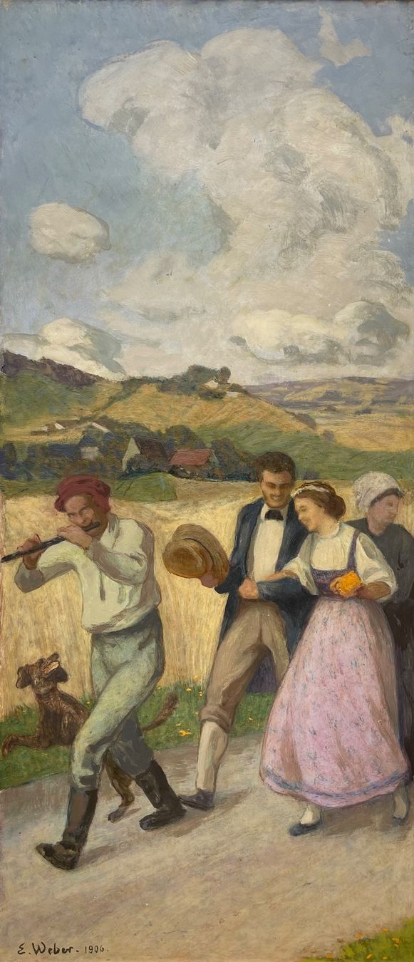 Dipinti: Emil Weber (1872-1945) – Usato da Grosshöchstetten venduto da Perle1951 1