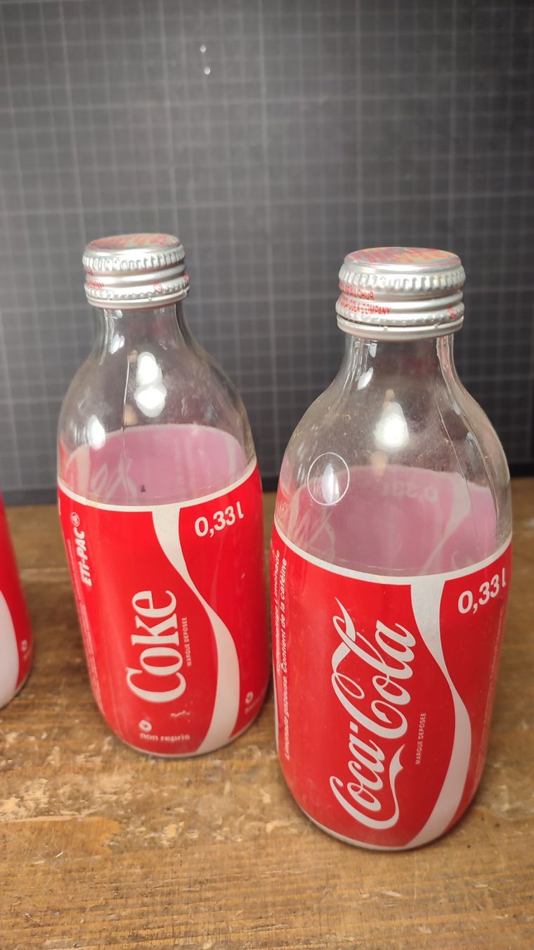 Bottiglie: 4 Wunderschöne alte COCA-COLA FLASCHEN 1984 – Usato da Gelterkinden venduto da MYSTOREFORYOU4460 3