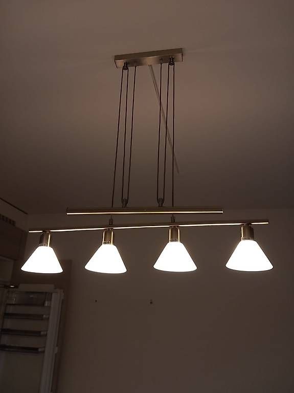 Lampadari & plafoniere: Lampada a sospensione moderna a 4 luci – Usato da Minusio venduto da son_mrf5