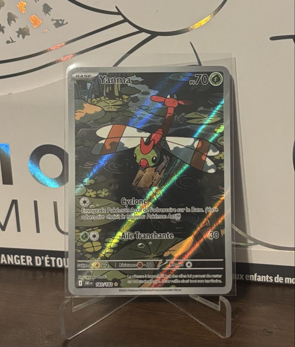 Pokémon Sammelbilder & Trading cards: Carte Pokémon Yanma - Etat Excellent - Rare 183/182⭐ – Gebraucht aus Grand-Lancy von Mario64