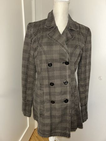 Sublevel Damen Blazer kariert Grau – Gr. M/L – Top Zustand