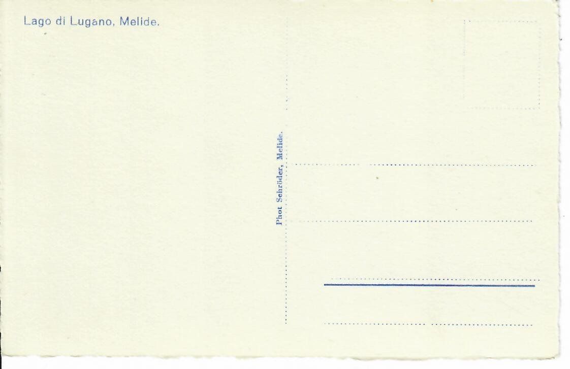 Cartes postales: Lago di Lugano Melide – D'occasion à Hochdorf par Ziegel-16 1