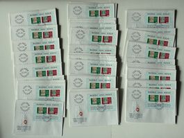 70 x Block FDC NABRA 1965 ohne Adresse Kat. um 270.-