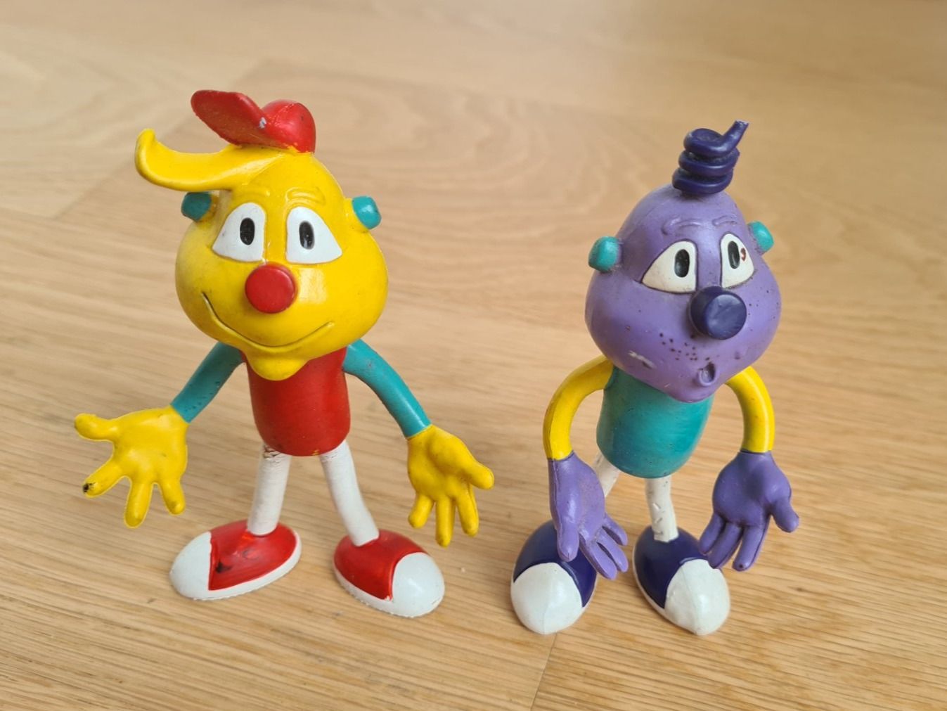 Bullyland Figurines: Vintage Figuren IZE Strom Glühbert & Wolfram 90er – D'occasion à Winterthur par stufaphi