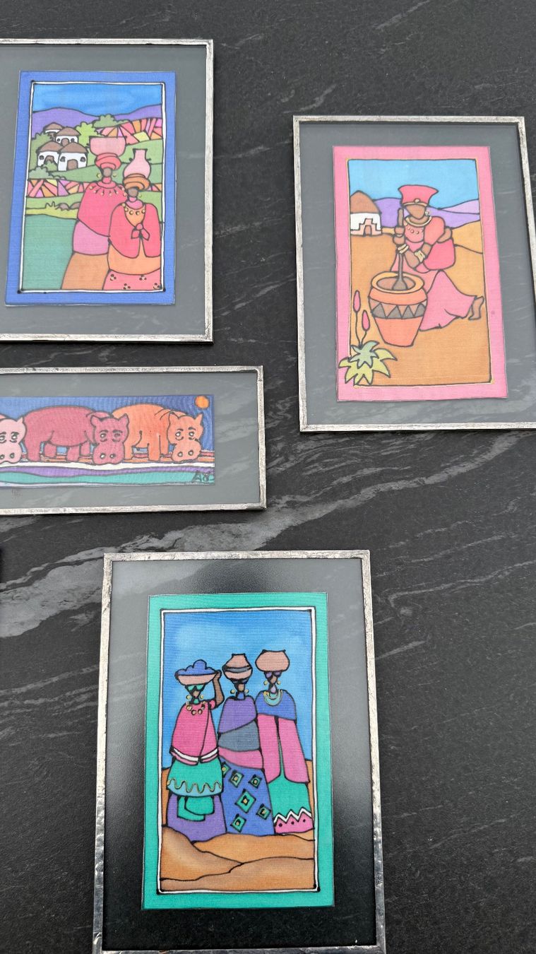 Tableaux: Bilder Handgemalt auf Seide – D'occasion à Zürich par sel_9kd 1