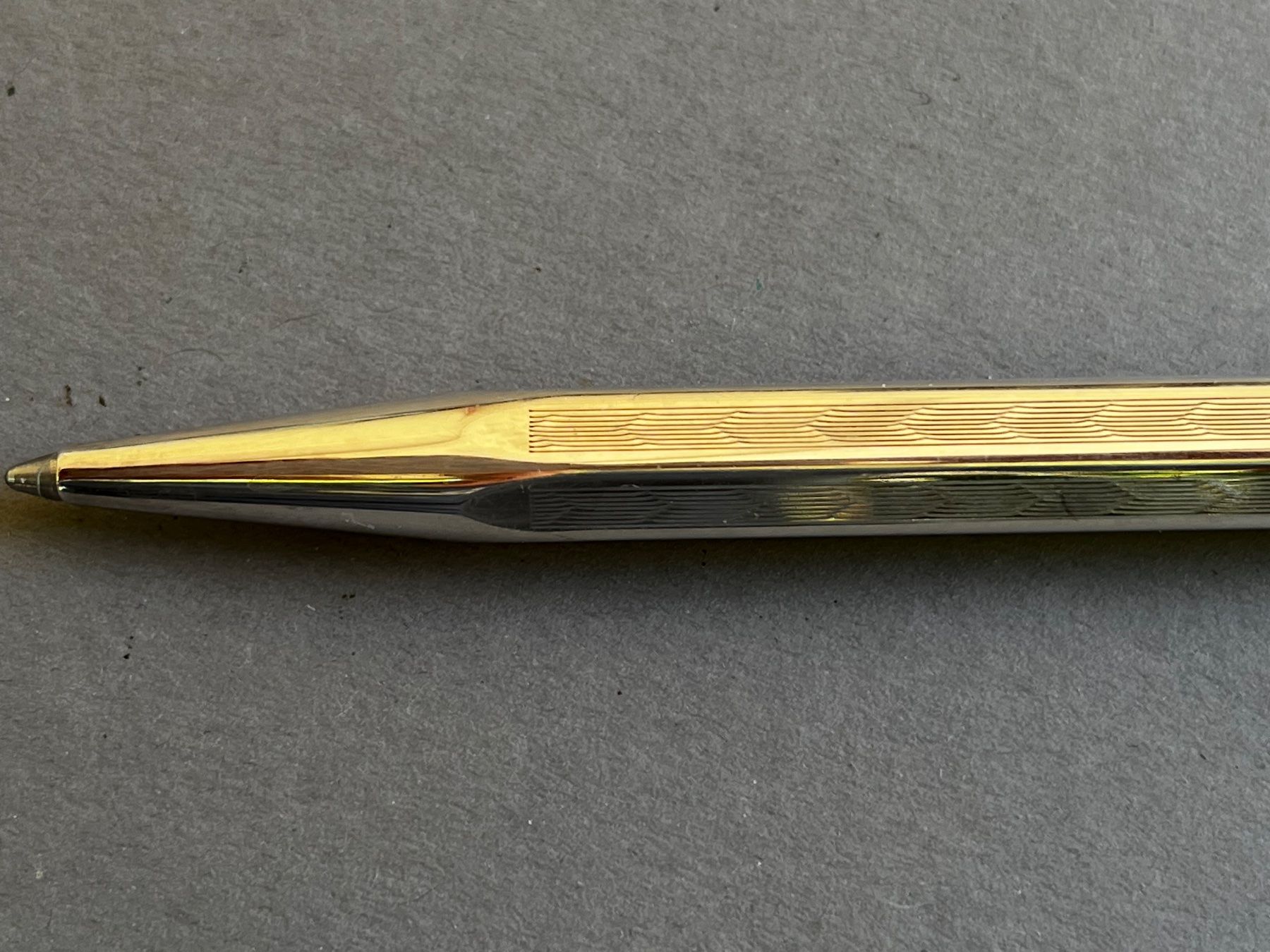 Caran D'Ache Penna & Evidenziatori: Caran d’Ache Ecridor Kugelschreiber versilbert Garlock db – Usato da Zürich venduto da FV.vintage 3