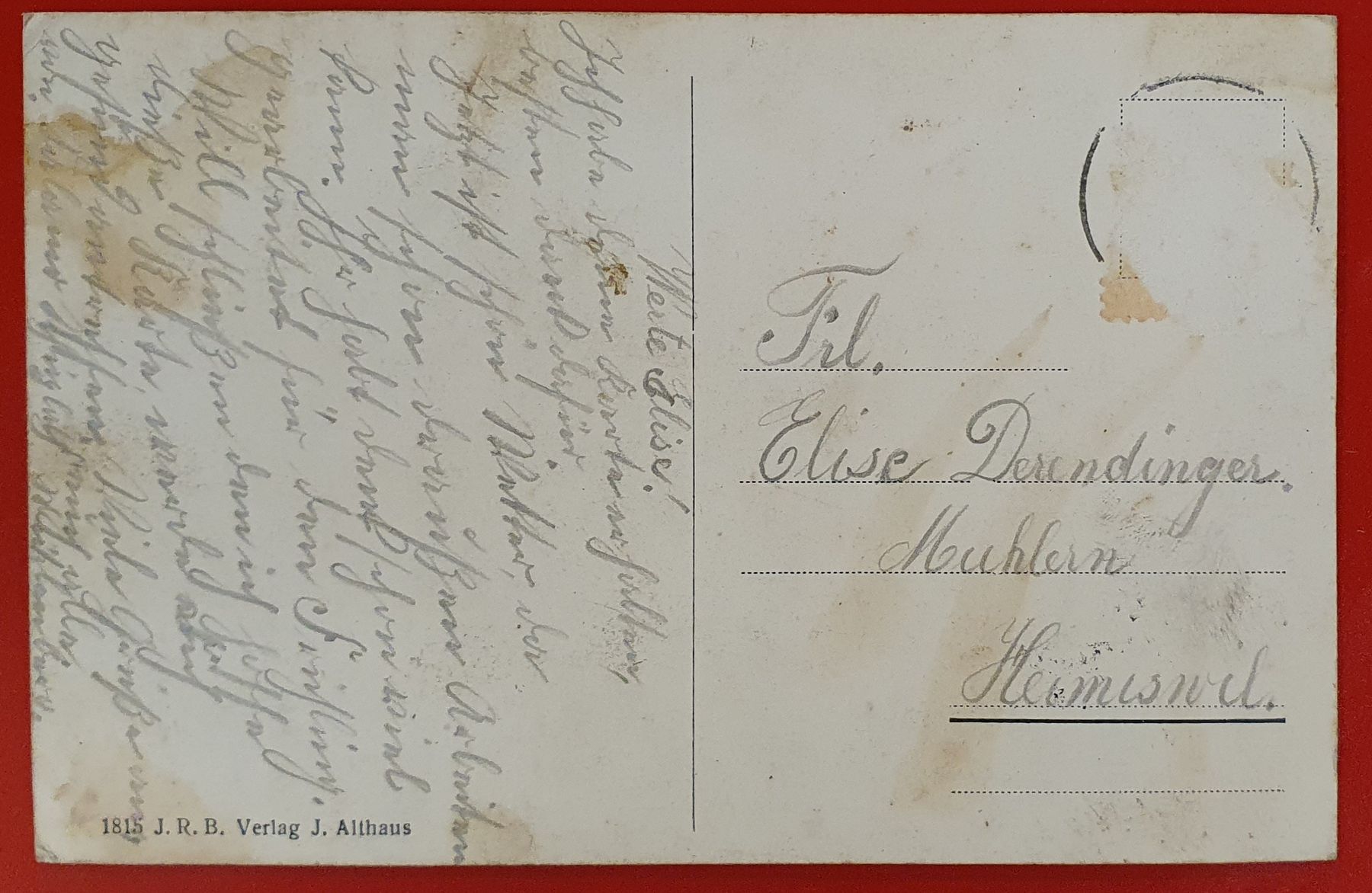 Cartoline postali: Rüderswil Dorflinde – Usato da Kreuzlingen venduto da Rschweiz1 1