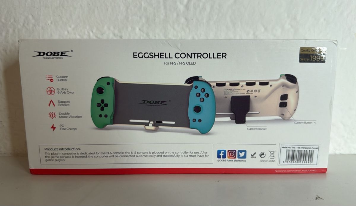Nintendo Consoles: Dobe Eggshell Controller Transparent Purple - Switch - new – Neuf (Voir description) à Ehrendingen par bubulence 2