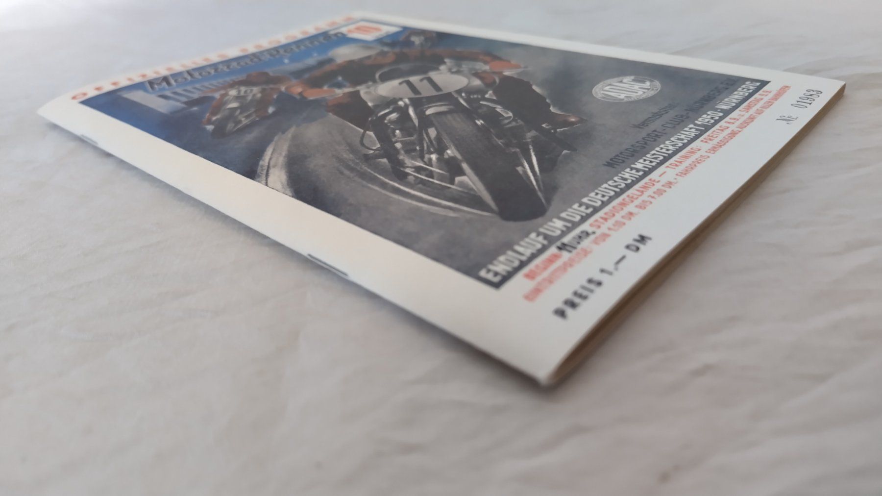 Libri: Motorradrennen 1950 Nürnberg, Programmheft (Reprint) – Nuovo (secondo la descrizione) da Bellach venduto da JingleJerry 1