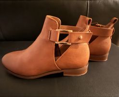 ONLY Stiefelette Boots Gr. 37 Herbst Braun Top Zustand!