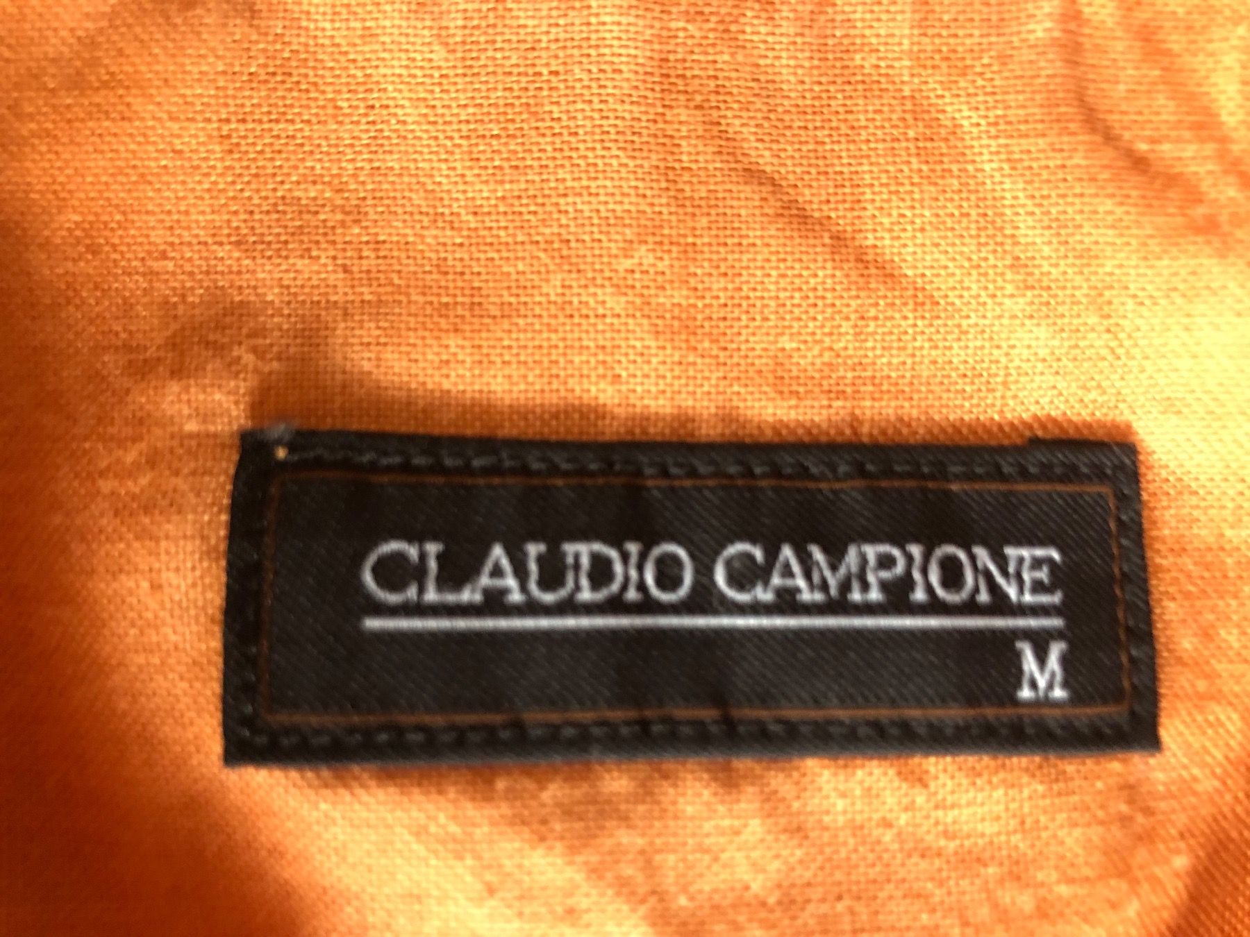 Chemises: Claudio Campione Hemd, orange, Größe M – D'occasion à Kirchdorf AG par Garten2020. 1