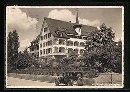 Zürich, Bethanienheim und parkendes Aut
