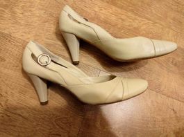 escarpines femme p.39  en cuir