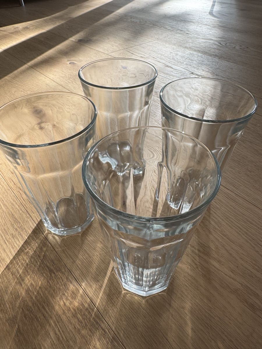 Duralex Bicchieri: DURALEX 4er Set Gläser 500 ml – Usato da Basel venduto da snowkati