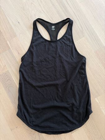 H&M Sport Tank Top Schwarz XS