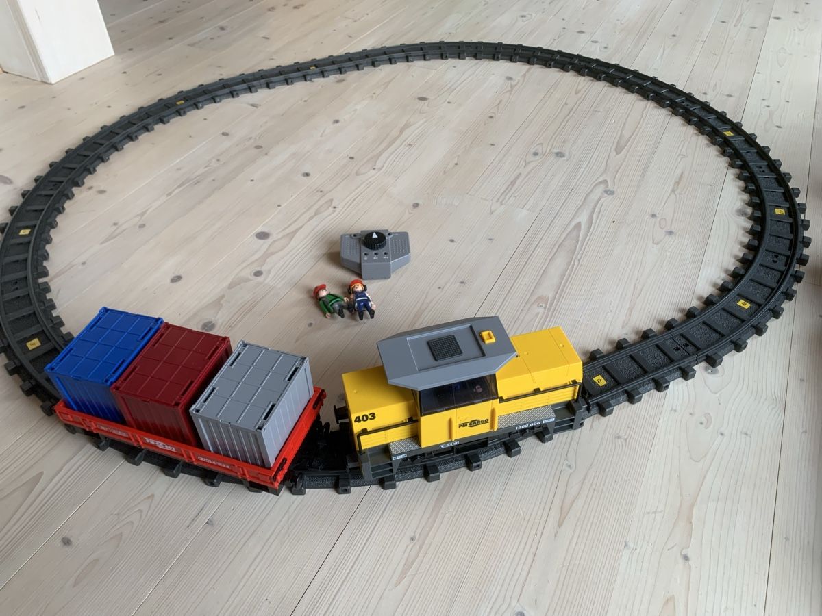 Playmobil Giocattoli: Playmobil RC-Güterzug elektrisch 5258 – Usato da Biberist venduto da coffee13 2