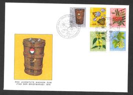 FDC Pro Juventute Serie 1975 ET 27.11.1975 schön illustriert